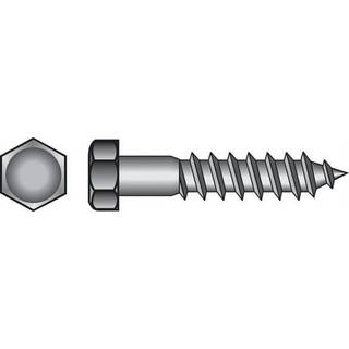 Hillman Zinc Hex Lag Screw 5/8 """" X 4 """"