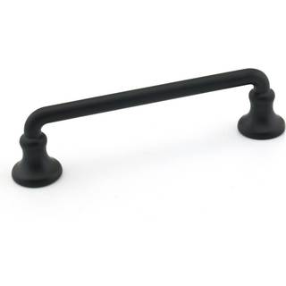Richelieu Hardware BP0874900 Toulon Collection 3 3/4-tommer (96 mm) Center-to-center Matte sort traditionelt runde skab og skuffe trækhåndtag til