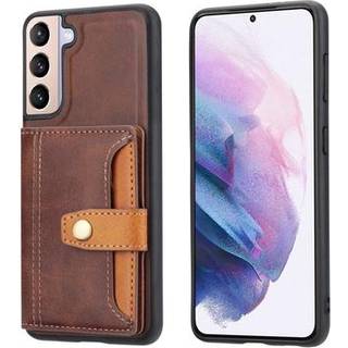 Samsung Galaxy S24 Retro Style Cover med Pung - Brun