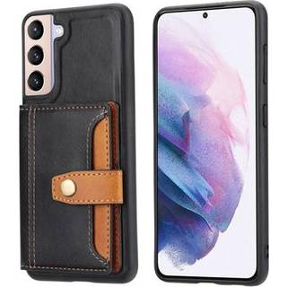 Samsung Galaxy S24 Retro Style Cover med Pung - Sort