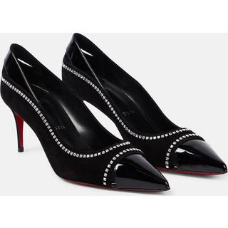 Christian Louboutin Duvette Strass 70 patent leather pumps - black - EU 37