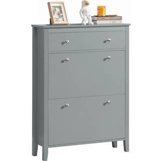 SoBuy Skoskab FSR89-HG - Lukket skohylde til entré