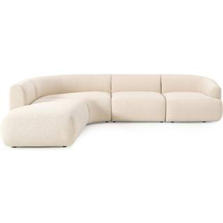 Modulær Bouclé-hjørnesofa Sofia (4-personers)