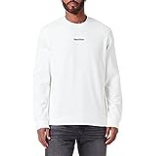 Marc O'Polo Herren Sweatshirt weiß unifarben