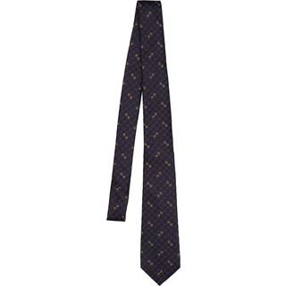 Gucci Horsebit silk tie - blue - One Size