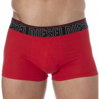 Diesel For Successful Living Cotton Boxer Briefs - Red
