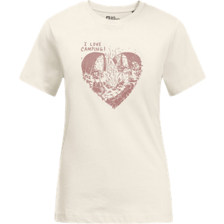 Jack Wolfskin Women's Camping Love T Cotton White, XS