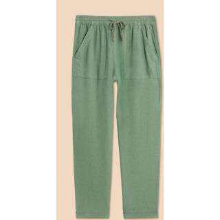 White Stuff White Stuff Green Elle Linen Blend Trousers