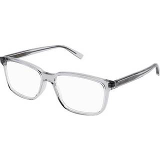 SAINT LAURENT Mand SL 458 007 Optiske stel Acetat Grå Transparent Firkantet