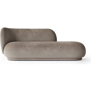 Rico Divan Left - Faded Velvet - Beige