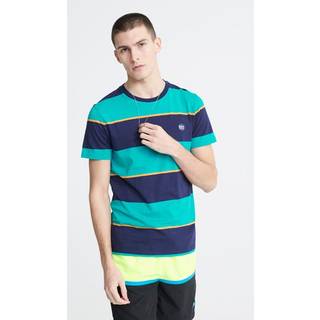 Superdry Collective T-shirt med stribedesign og økologisk bomuld