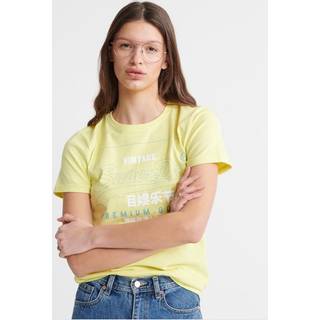 Superdry Premium Goods Label T-shirt i økologisk bomuld med kontur