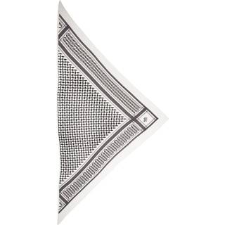 Lala Berlin tørklæde - Triangle Trinity Classic M alabastro/off white
