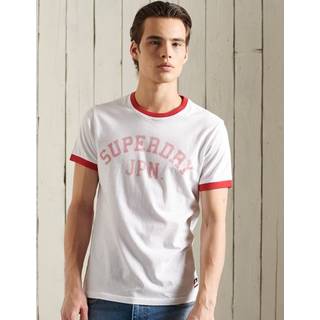 Superdry Americana T-shirt med kontrastfarvede kanter