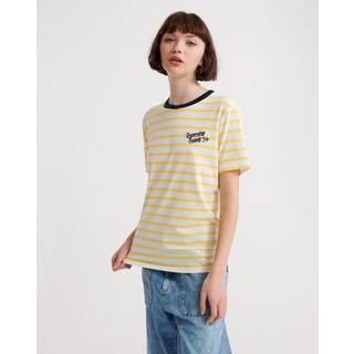 Superdry Dakota T-shirt med striber og grafik