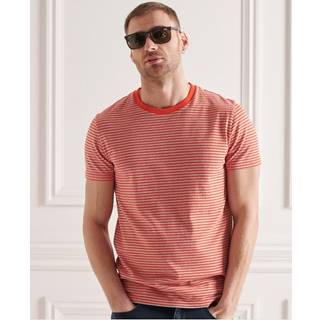 Superdry Mikrostribet T-shirt, fremstillet i økologisk bomuld
