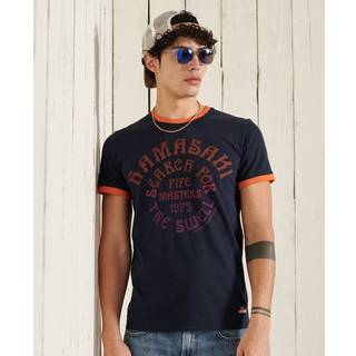 Superdry Cali Surf T-shirt med grafik og kontrastfarvede kanter