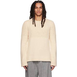 Jil Sander Cotton and wool sweater - neutrals - EU 48