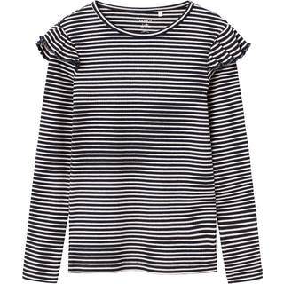 Name It Dark Sapphire/sepia Rose Stripe Top
