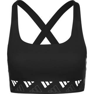 adidas Powerimpact Training Medium-Support Logo bh - Black / White - XL (D-DD)