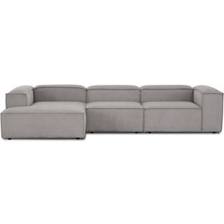 Modulær hjørnesofa Lennon i riflet fløjl