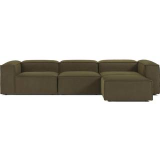 Modulært sofa Lennon (4-personers) i bouclé med skammel (venstre/højre)