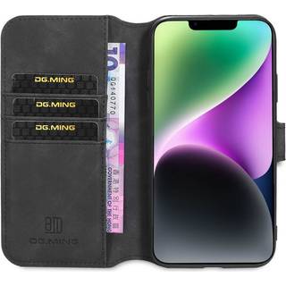 DG-Ming Wallet cover 3-kort Apple iPhone 14 - Grå