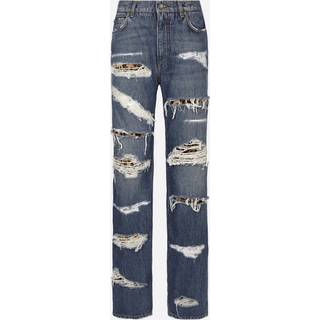 Dolce&Gabbana Distressed high-rise jeans - blue - S