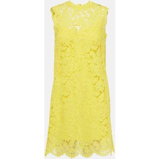 Dolce&Gabbana Cotton-blend lace minidress - yellow - S