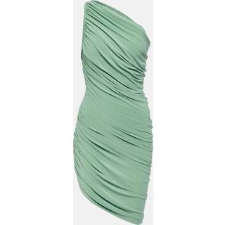 Norma Kamali Diana jersey minidress - green - M
