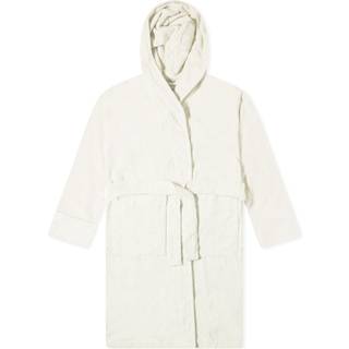 Tekla - Hooded Bathrobes L, Ivory - Badekåber - Hvid
