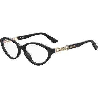 Moschino Kvinde MOS597 807 Optiske stel Acetat Sort Rund