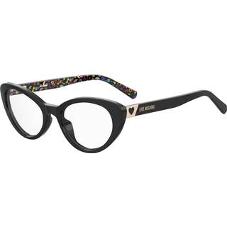 Moschino Kvinde MOL577 807 Optiske stel Acetat Sort Cat Eye