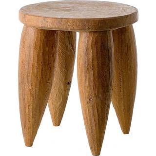 POLSPOTTEN Seating - 'Senofo' stool in Cognac Wood