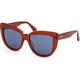 Max Mara MM0076 68V 55 Solbriller Kvinder Rød - Transparent Red - 55mm