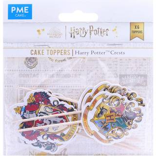 Hogwartshuse Toppers - 6 stk, PME