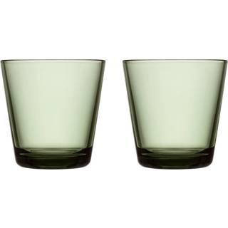 Iittala Kartio glas 21 cl 2 stk Fyrretræsgrøn