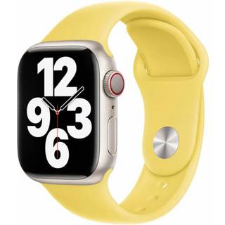 Apple Watch (42/44/SE/45/46/49mm) Lippa Silikone Rem - Gul