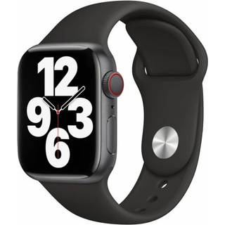 Lippa Apple Watch silikonerem 42/44/45/49, Sort