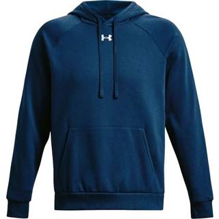Sweatshirt med hætte Under Armour UA Rival Fleece Hoodie-BLU 1379757-426 Størrelse S