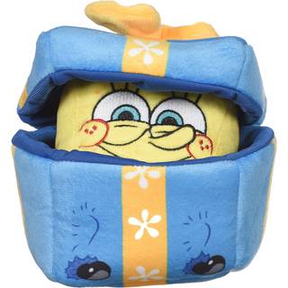 SpongeBob SquarePants til kæledyr Ferie Present Activity Plush Dog Toys With Squeaker Dog Toys til SpongeBob fans Squeaky Dog Toys SpongeBob Gift