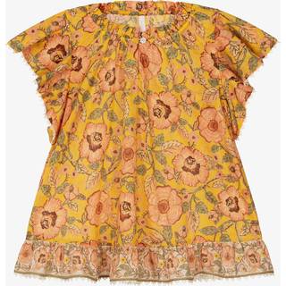 Zimmermann Kids Junie floral cotton top - multicoloured - Y 12
