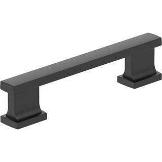 Amerock 10bx37091mb | Matte sort kabinettr?k | 3-3/4 tommer (96 mm) center-til-center | 10 pakke | Triomphe | M?bler hardware