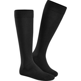 Hudson Herren Kniestrümpfe schwarz Baumwolle & Mix unifarben
