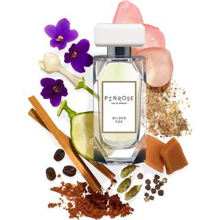 Pinrose parfumer forgyldt r?v - Eau de Parfum duftspray til kvinder - Ren vegansk grusomhedsfri og hypoallergen duft med ?teriske olier - Noter a