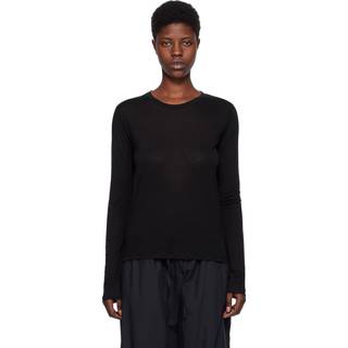 Long Sleeve Tee Bamboo Lyocell Black