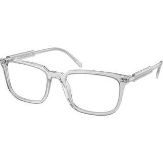 Prada PR 13YVF Asian Fit 17P1O1 56 Briller Mænd Krystalklar - Transparent Grey - 56mm