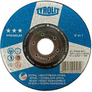 Skrubskive Premium 27E ø125×7 A30P-BFX