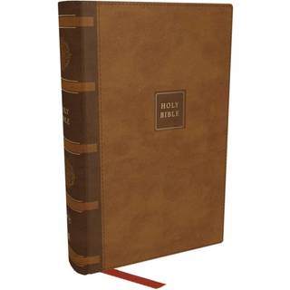 NKJV Compact Paragraph-Style Bible w/ 43,000 Cross References, Brown Leathersoft, Red Letter, Comfort Print: Holy Bible, New King James Version