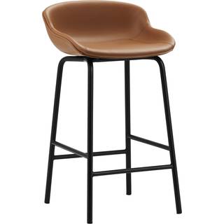 Normann Copenhagen Hyg Barstol 65 Cm / Sort - Barstole Læder Brandy - 604057